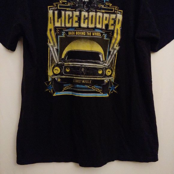 Alice Cooper Back Behind the Wheel band tour 2021 tshirt - Picture 4 of 8